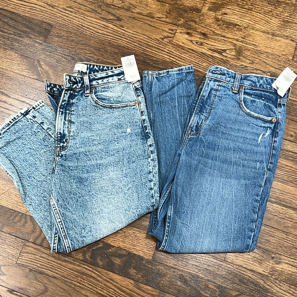 2 pairs of Abercrombie jeans sold TOGETHER